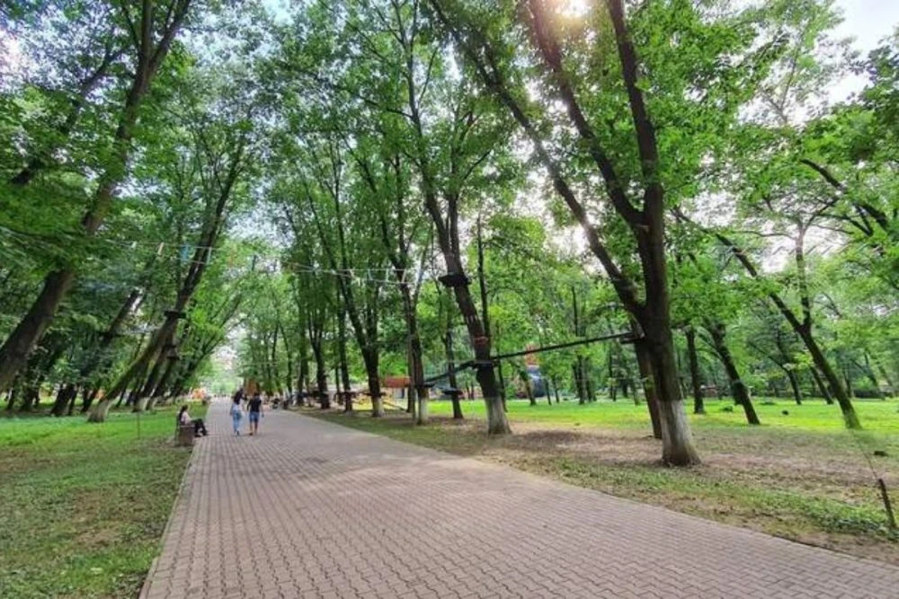 Ужгород заборонив велосипеди та самокати в Боздоському парку